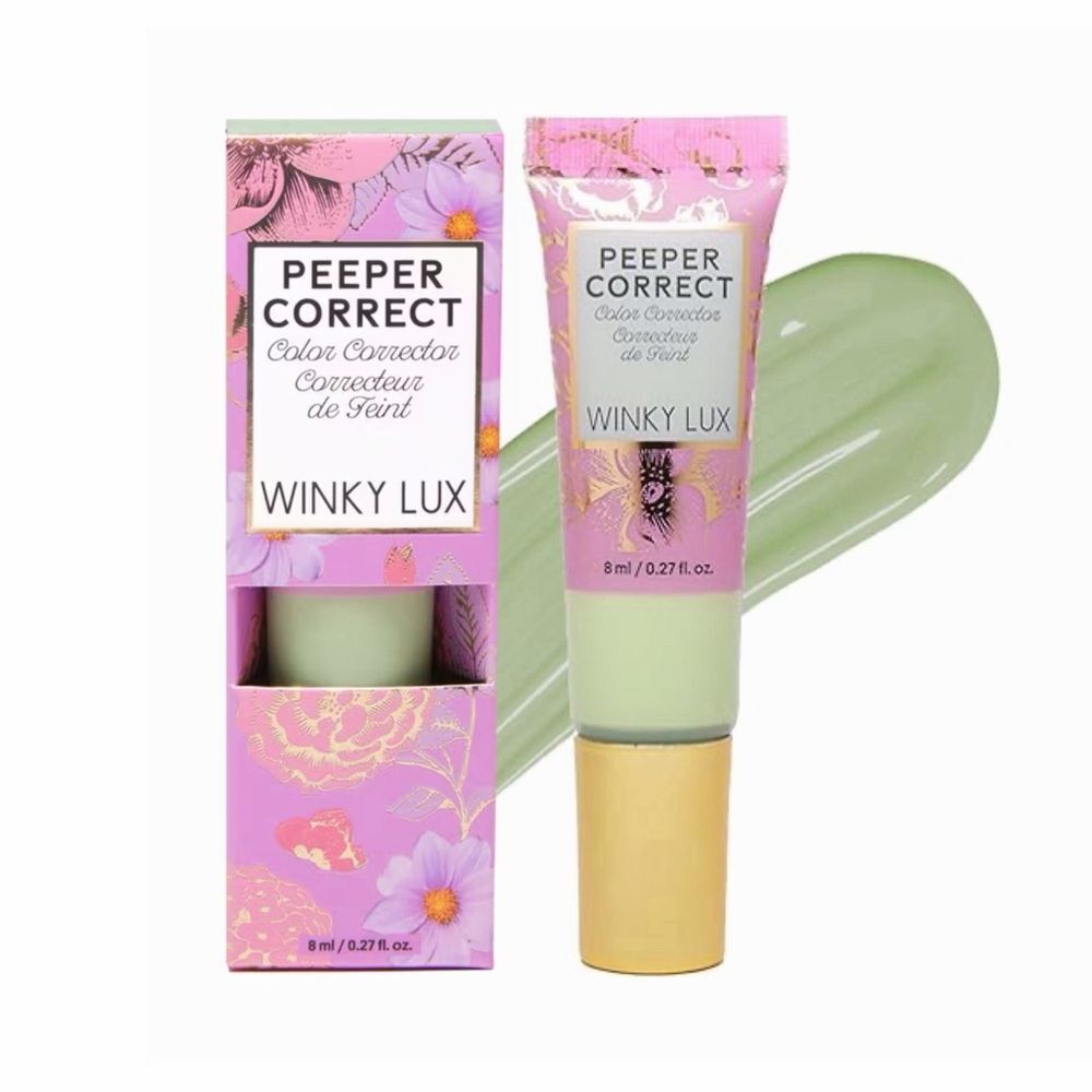 NIB Winky Lux Peeper Correct Green Color Corrector - Neutralizes Redness